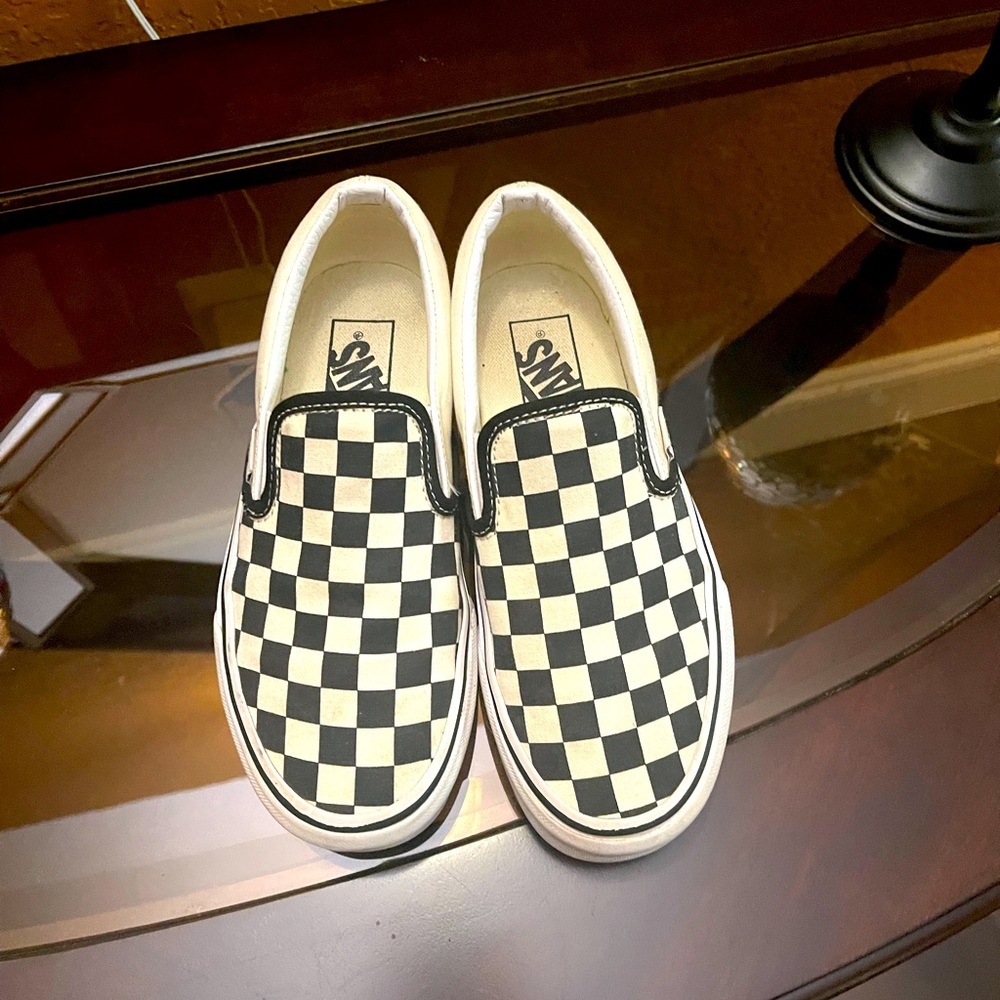 Checkered Vans | Great condition | size youth 4.5